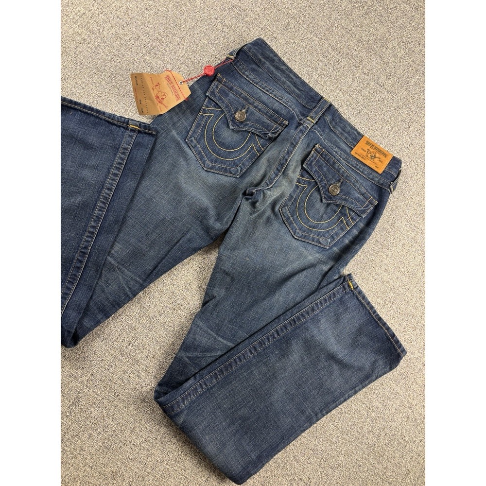 True Religion Women's Billy Jeans‎ Size 27 x34 New Tags World Tour Made In USA